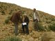 Conducting field work on desertification indicators for WB2 (January 2009).<br>