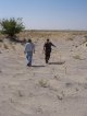 Wind erosion-prone spot in military area, Karapinar (© S. Açýkalin)<br>