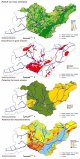 Erosion assessments for the Guadalentín basin based on the Inventario Nacional de Erosion de Suelos (DGCONA, 2002). Data are only available for the Murcia region. Other regions (i.e. Almeria) are expected to follow soon.