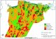 Degree of soil erosion for Chania region as estimated in the soil survey