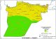 Map of aridity index defined by the Bagnouls-Gaussen index for the study area of Chania