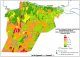 Map of soil water storage capacity distribution classes of the study area of Chania